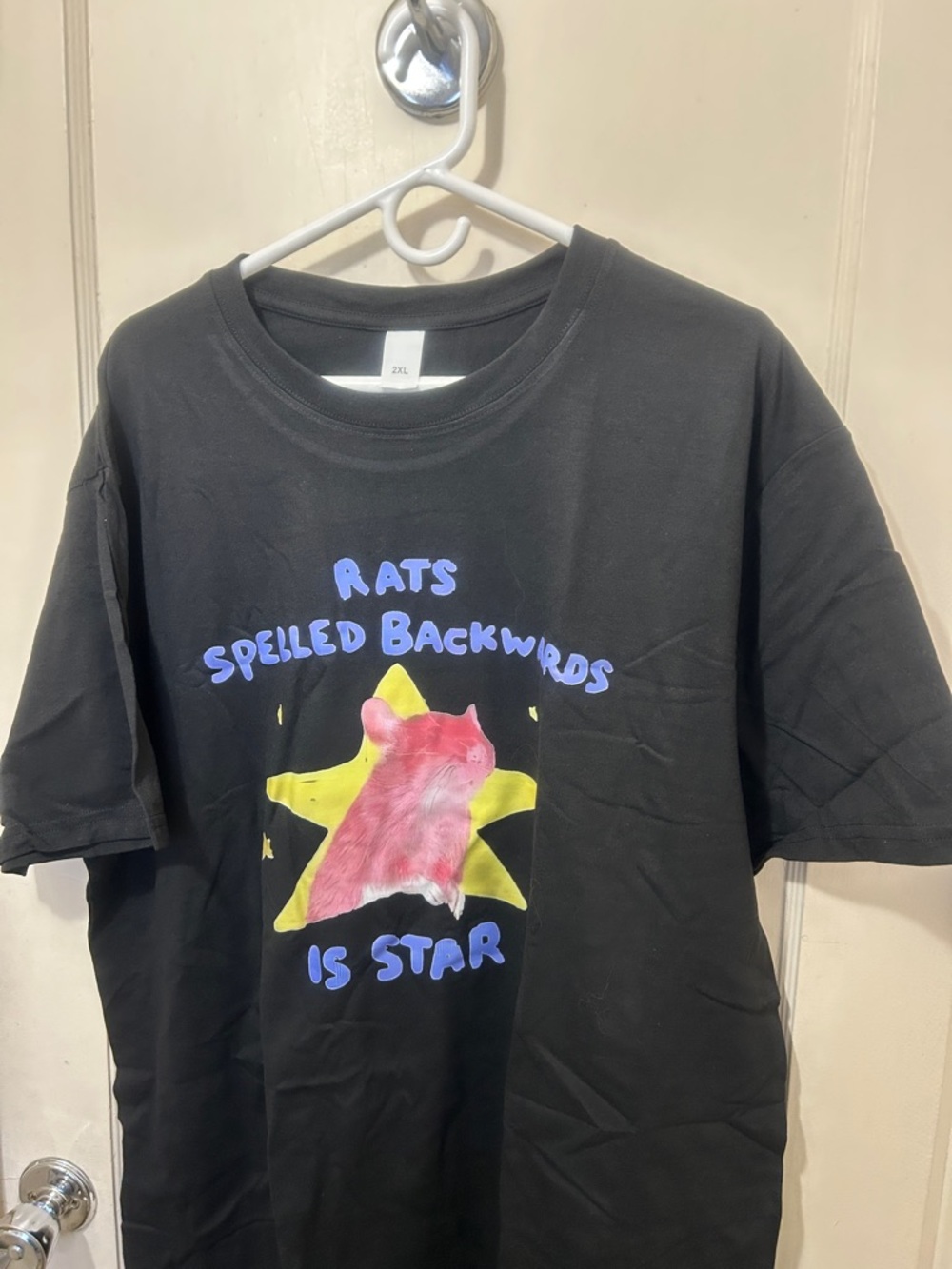 Rats spelled backwards is star tee